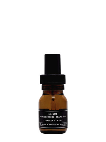 Depot No. 505 Conditioning Beard Oil Mysterious Leather & Wood 30ml - olio condizionante barba