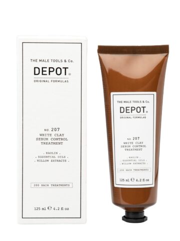 Depot No. 207 White Clay Sebum Control Treatment 125ml - Trattamento all’argilla bianca per cute e capelli grassi.