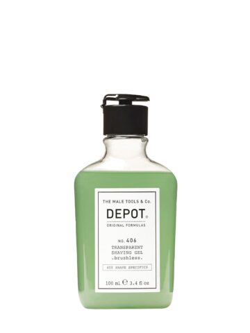 Depot Shave Specifics No.406 Transparent Shaving Gel Brushless 100ml - gel rasatura