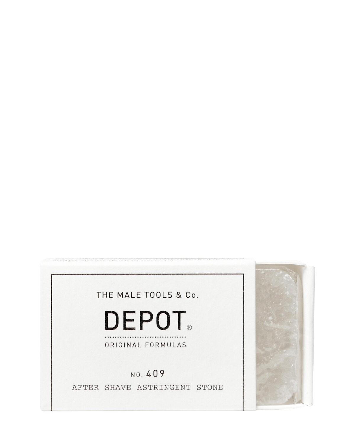 Depot n.409 After Shave Astringent Stone - Allume di rocca naturale astringente dopo rasatura