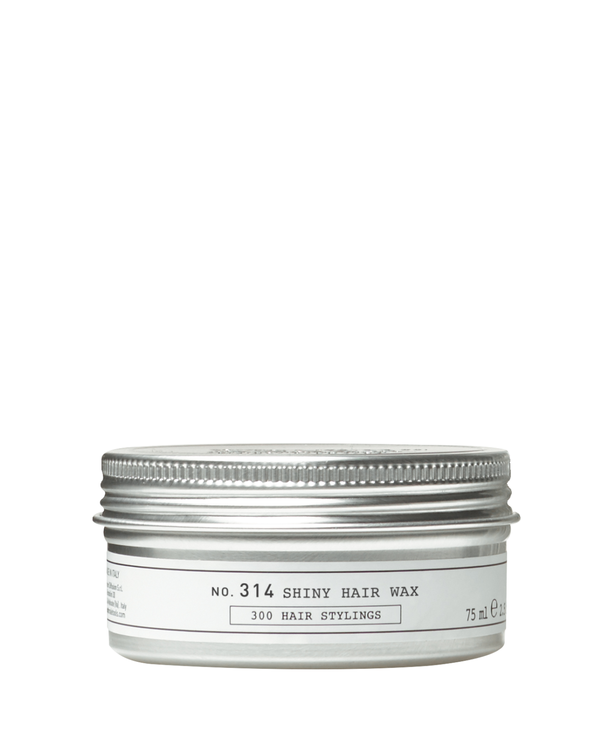 Depot Hair Styling No. 314 Shiny Hair Wax 75ml - Cera brillante semi-compatta a tenuta media