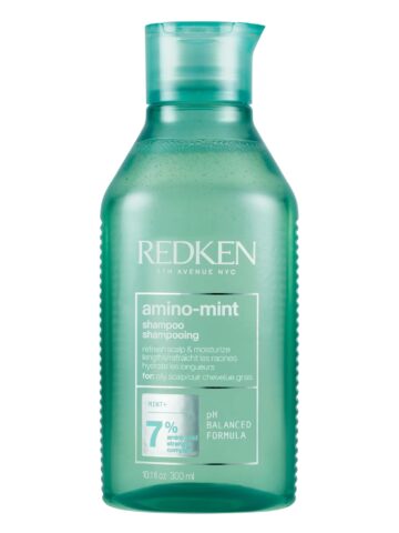 Redken Amino Mint Shampoo 300ml - shampoo per un cuoio capelluto purificato, rinfrescato e idratato