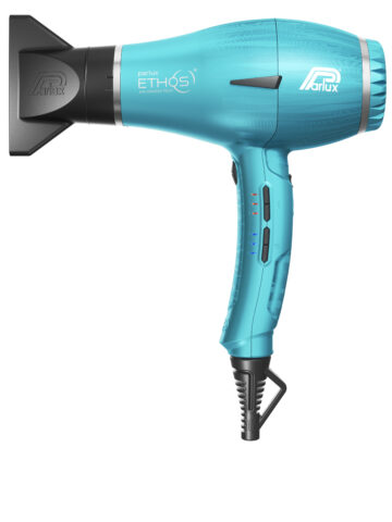 Parlux Ethos Air Ionizer Tech Azzurro- asciugacapelli