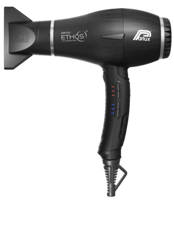 Parlux Ethos Air Ionizer Tech Black- asciugacapelli