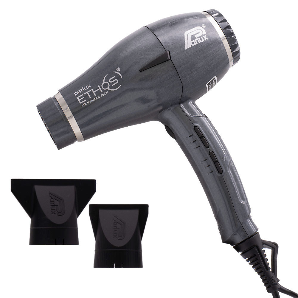 Parlux Ethos Air Ionizer Tech Antracite- asciugacapelli