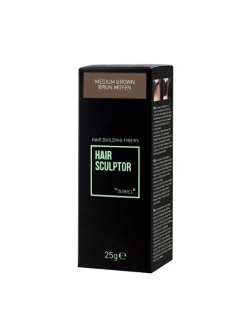 Sibel Hair Sculptor Hair Building Fibers Medium Brown 25gr - fibre infoltenti