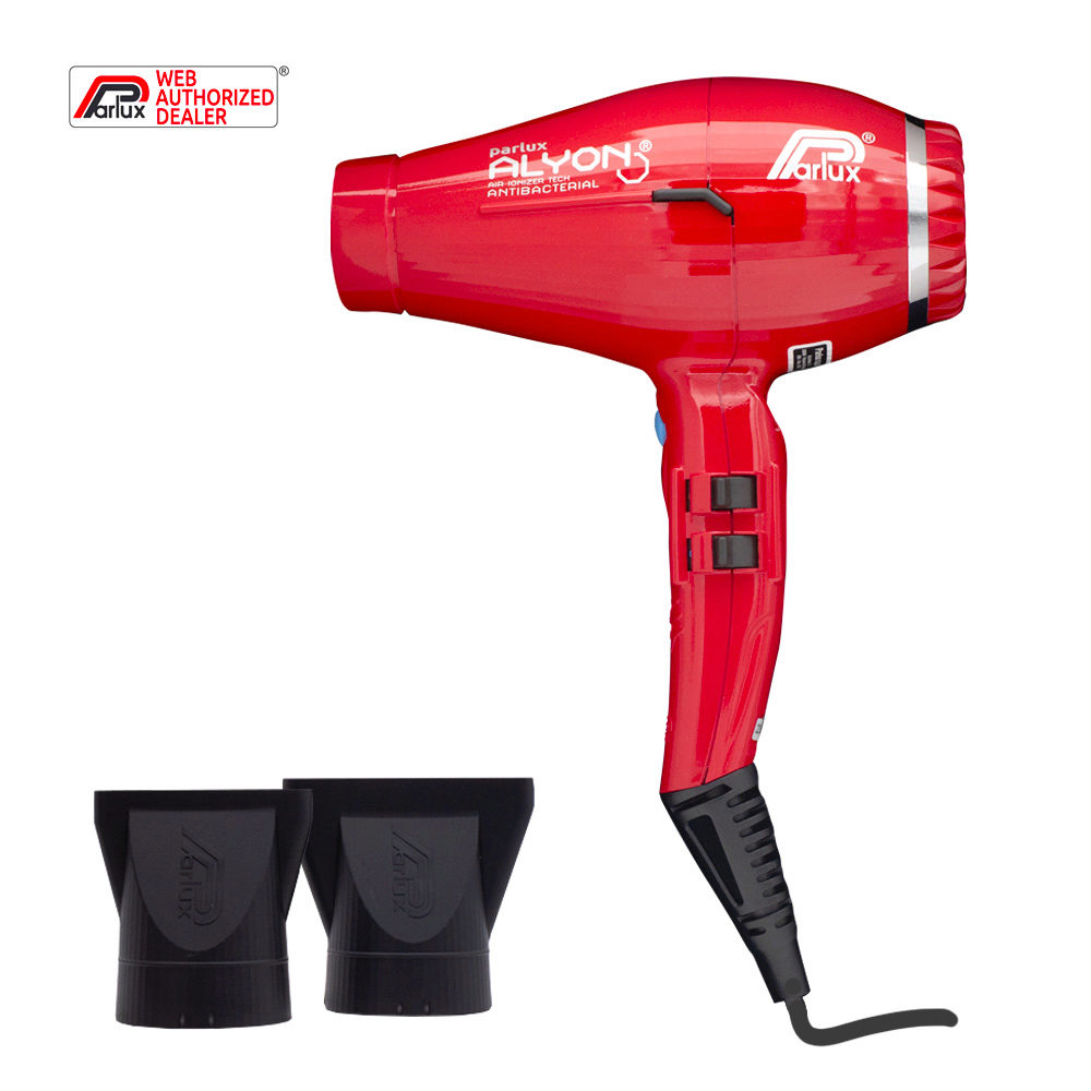 Parlux Alyon Air ionizer tech Eco friendly Rosso - asciugacapelli
